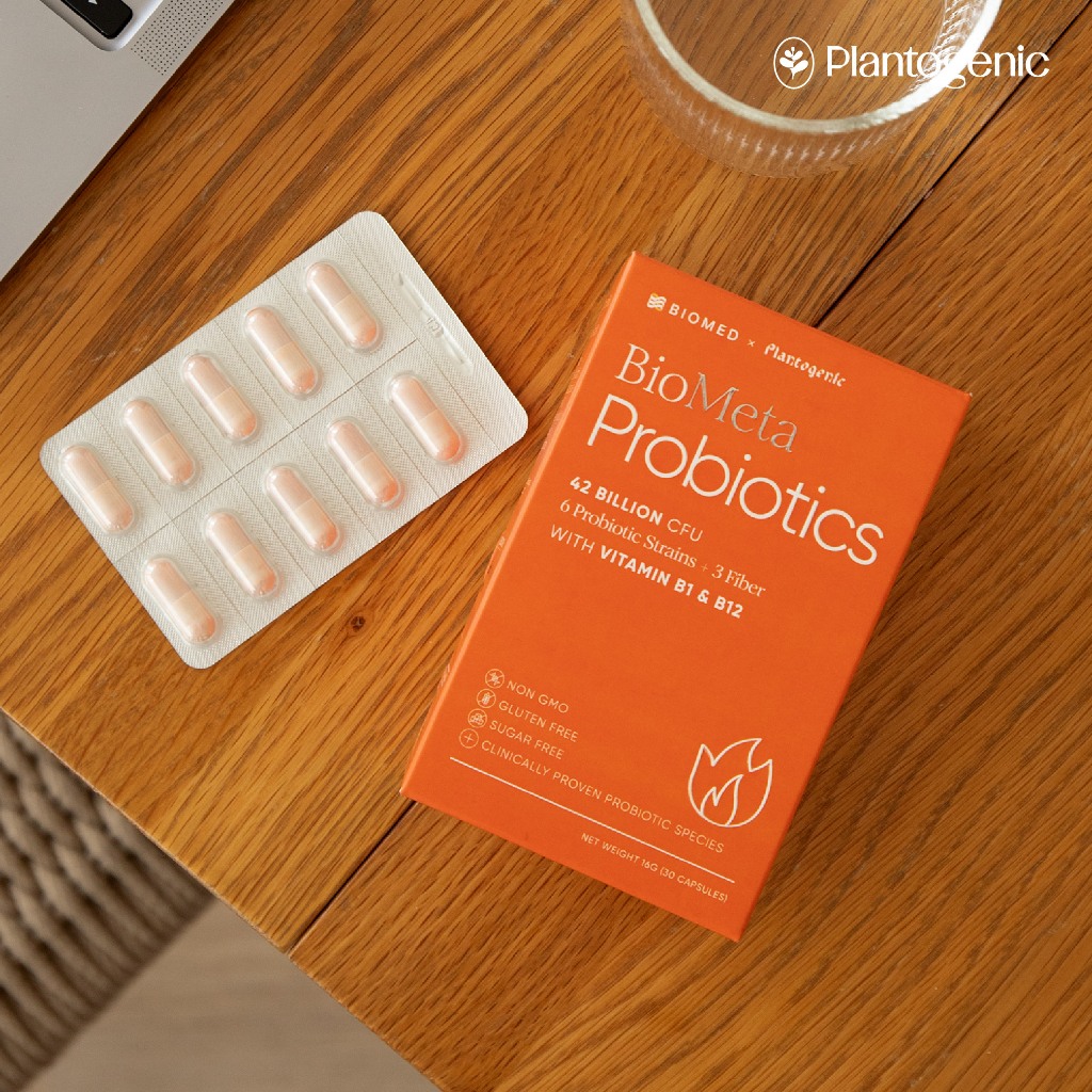 Plantogenic x Biomed - BioMeta แคปซูลโพรไบโอติกส์ Medical Grade Probiotic