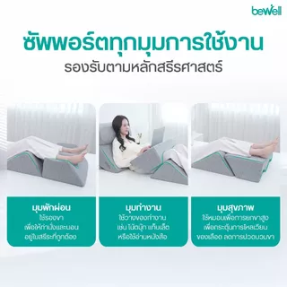 Bewell Ergo-multi Pillow Set เซตหมอนเออร์โกอเนกประสงค์ ปรับใช้งานได้ตามต้องการ ครบจบทุกกิจกรรมในเซตเดียว