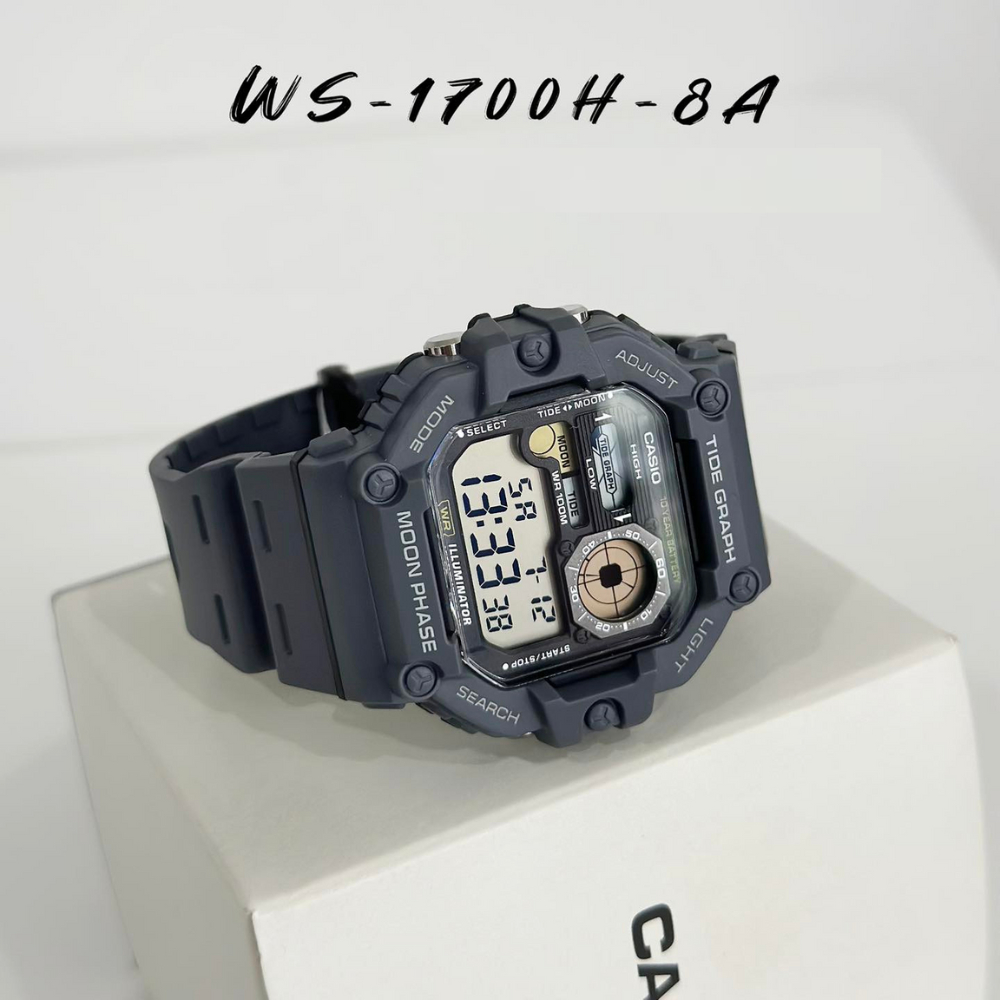 Casio Standard นาฬิกาข้อมือ รุ่น WS-1700 WS-1700H (WS-1700H-1A,WS-1700H-5A,WS-1700H-8A)