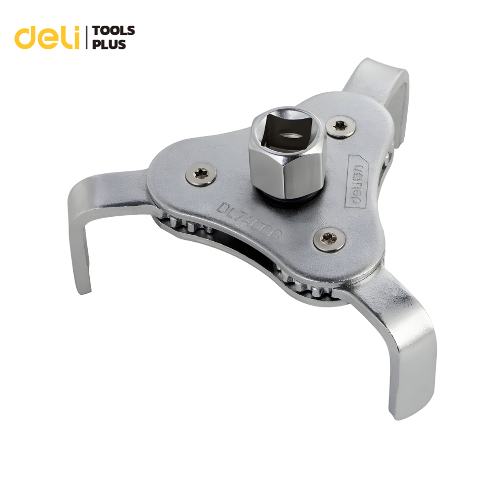 Deli ตัวถอดกรองน้ำมันเครื่อง ถอดกรองน้ำมันเครื่อง สามขา Oil Filter Wrench