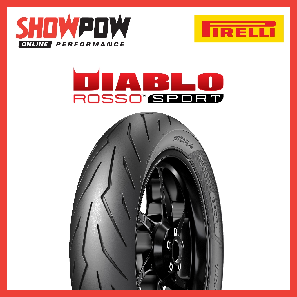 (พร้อมส่ง!) ยาง Pirelli DIABLO ROSSO SPORT ขอบ 17" ( ขายแยกไซส์ ) ยางมอเตอร์ไซค์ พีลาลี่ พีเรลลี่ พีราลี่