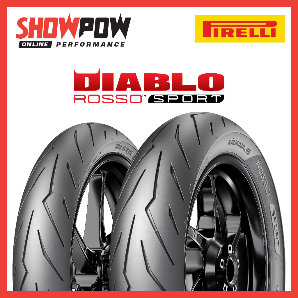 (พร้อมส่ง!) ยาง Pirelli DIABLO ROSSO SPORT ขอบ 14" ( ขายเป็นคู่ ) ยางมอเตอร์ไซค์ พีลาลี่ พีเรลลี่ พีราลี่
