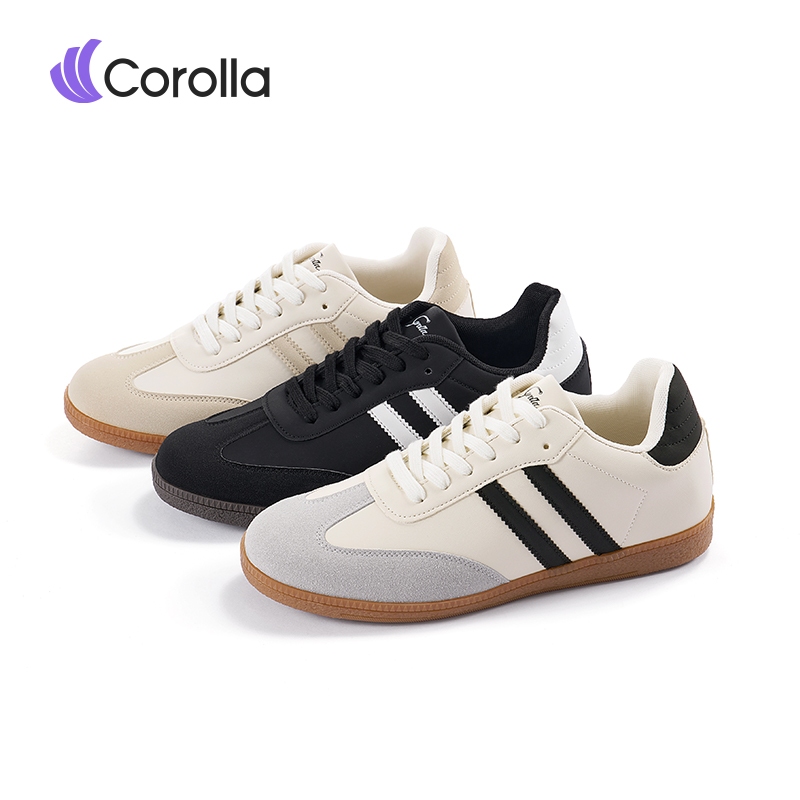 【รองเท้าผู้ชาย】Corolla รองเท้าผ้าใบทรงเบสิค หนังนิ่ม กันลื่น ใส่สบาย มีไซส์ใหญ่