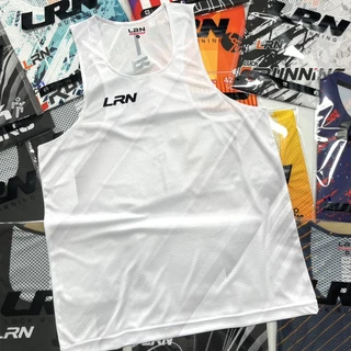 เสื้อวิ่งพิมพ์ลาย LRN เสื้อวิ่ง เนื้อผ้า Micro Square Plus (MP03)