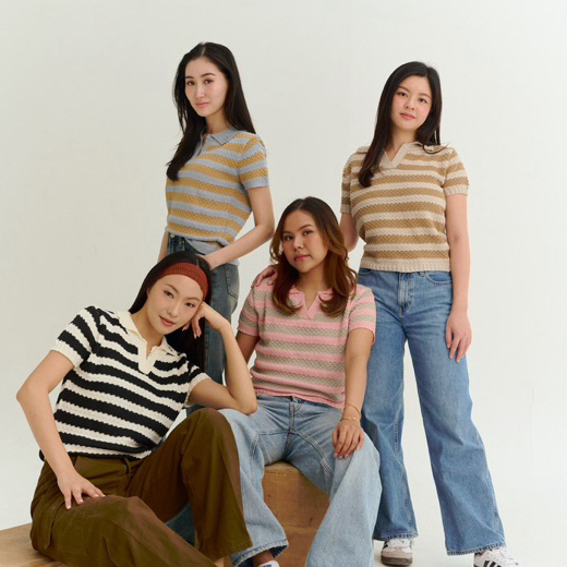 nichii - Lichi polo knitted เสื้อทอ โปโล คอปก