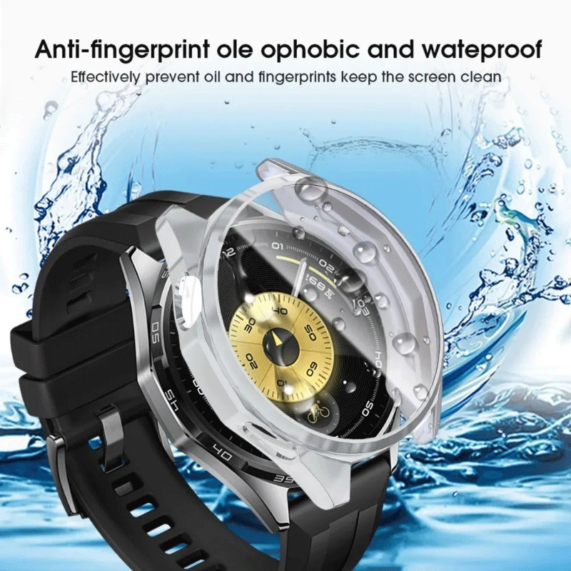 เคส TPU สำหรับ Huawei Watch GT6 เคสป้องกันพร้อมฟิล์มกันรอยรอบด้านและฝาครอบกันกระแทก - รูปที่ 2