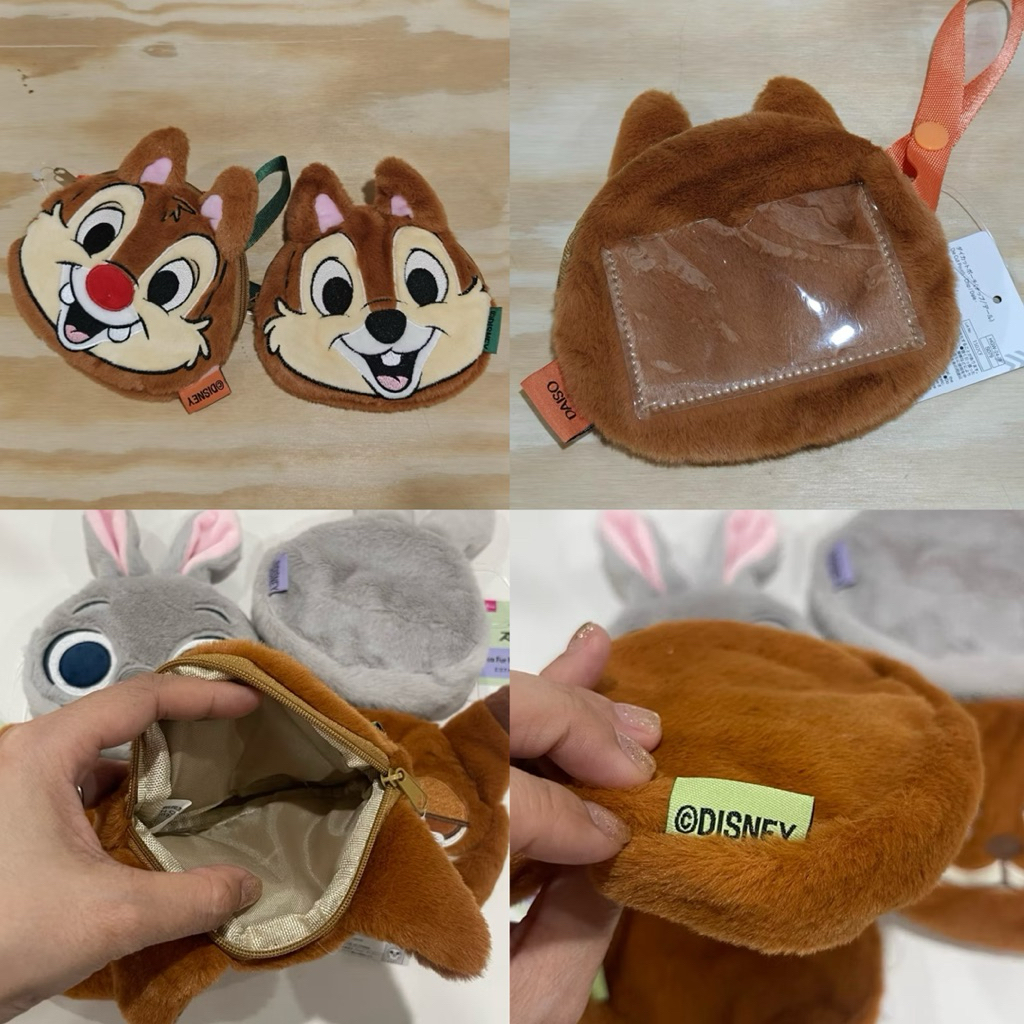 A25🇯🇵🇰🇷 Disney Pouch Zootopiaซูโทเปียพกพา ใส่เหรียญ fluffy ดิสนี่ย์ Disneyขนนุ่มลิขสิทธิ์แท้🇯🇵 ใส่ของจุกจิก จูดี้ นิค - รูปที่ 4