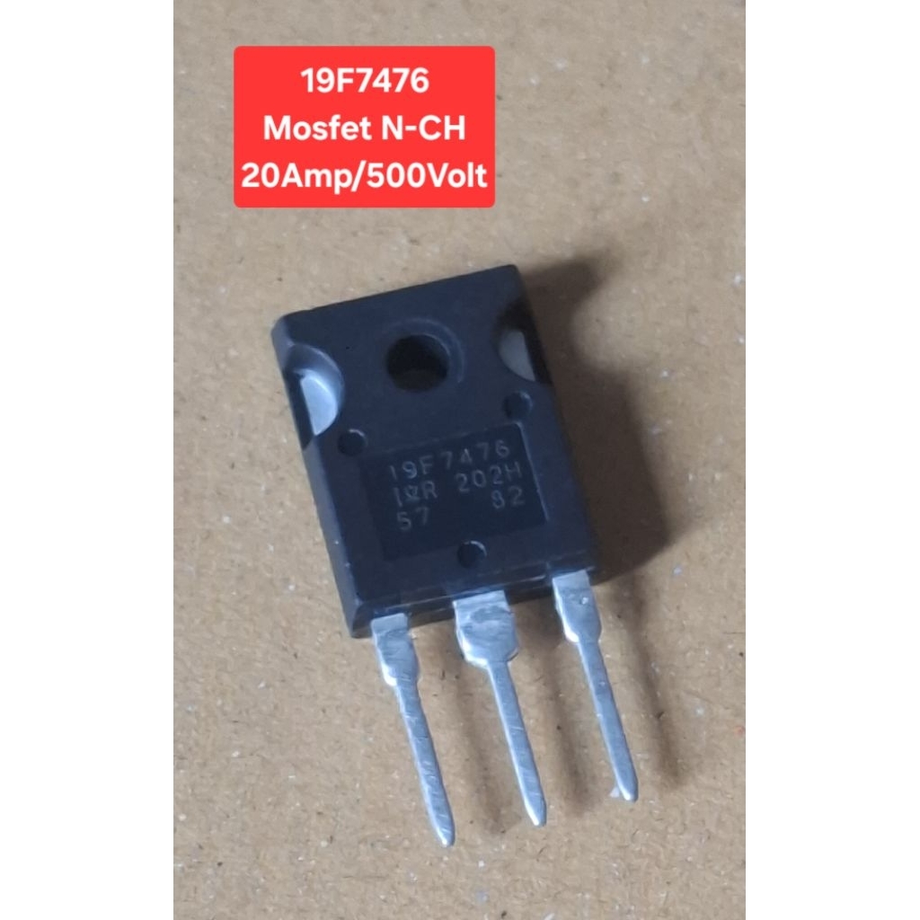 19F7476 Mosfet N-CH 20Amp/500Volt