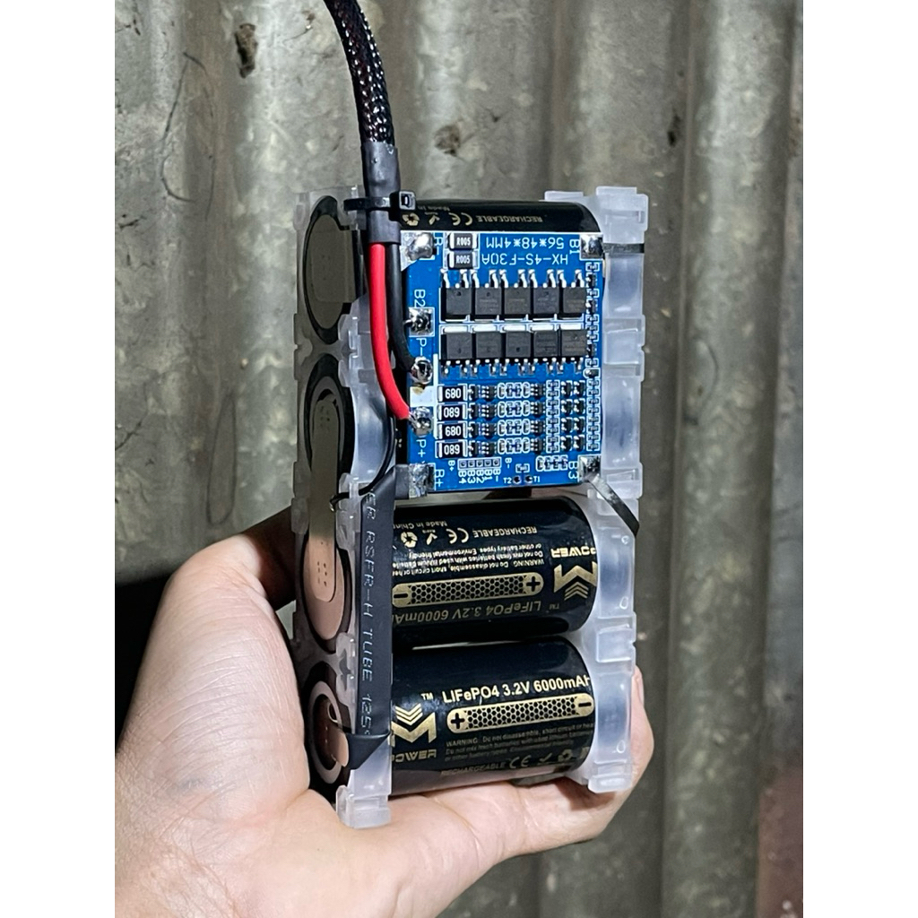 แบต4sฟอตเฟส 14.6v 6A Bms30A Mpower