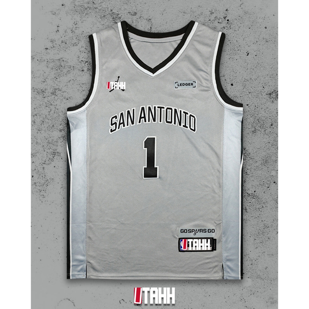 Wembly [Spurs] เสื้อบาสเกตบอล Basketball Jersey แบบปัก คุณภาพดี 201
