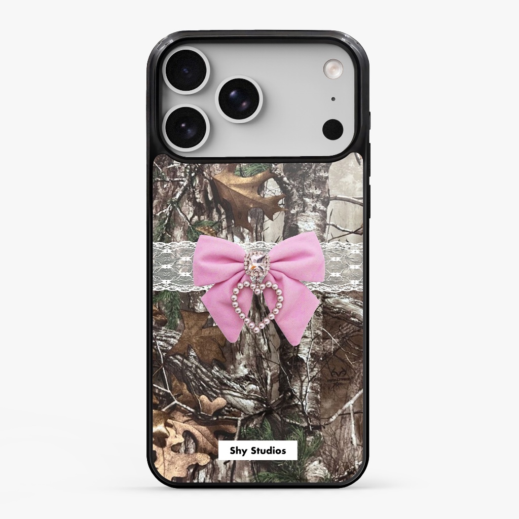 Shy Studios - CAMOUFLAGE BOW IPHONE CASE