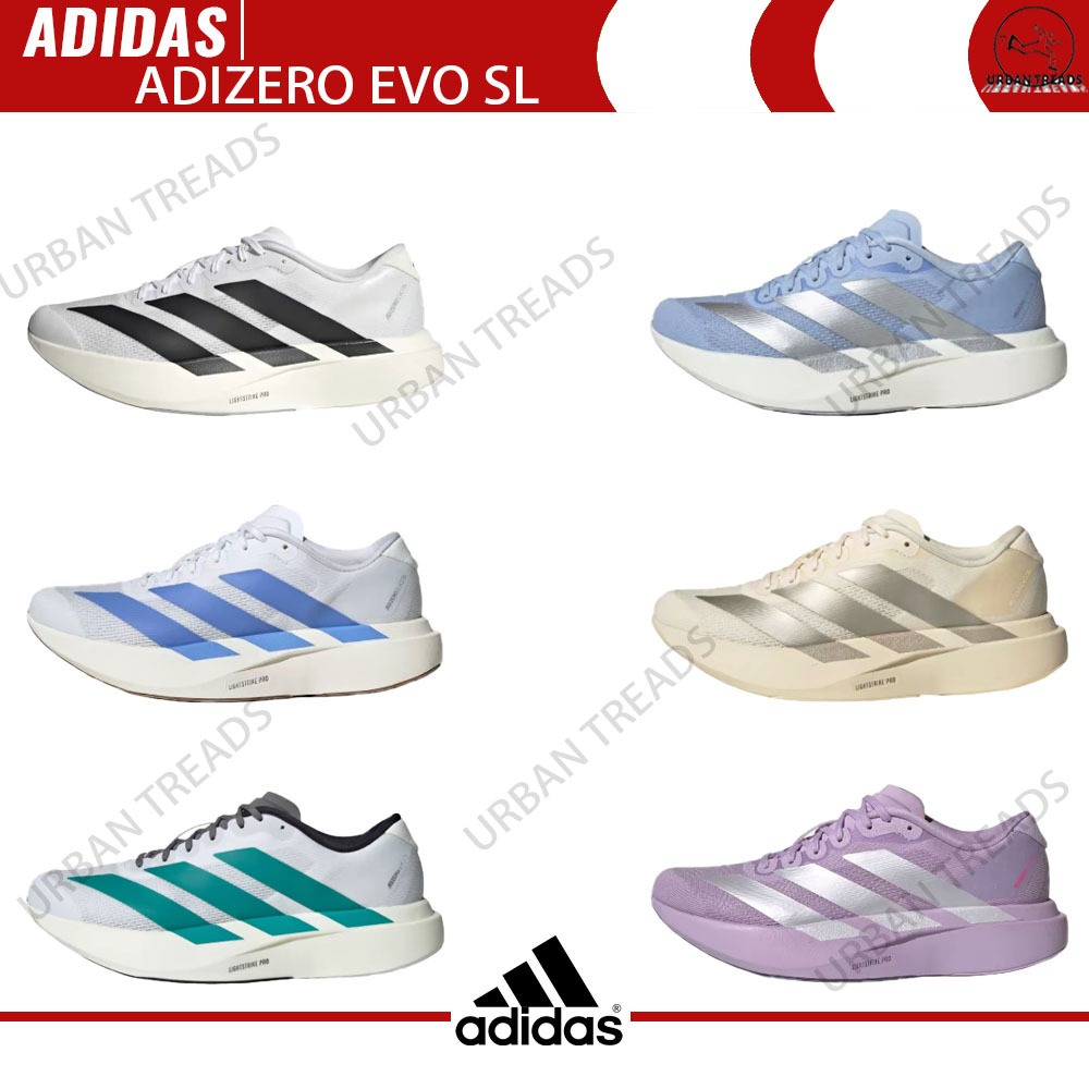 แท้/มีพร้อมส่ง + Preorder👉【ADIDAS Adizero Evo SL】รองเท้าวิ่งชายหญิงเหมาะกับการวิ่ง เล่นกีฬากลางแจ้ง 