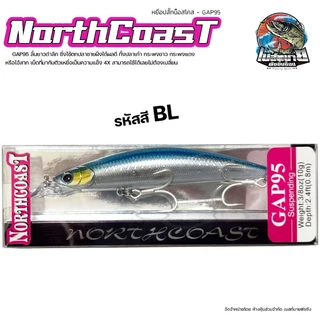 เหยื่อ Northcoast GAP95 น็อสโคส ใช้ตกปลาชายฝั่งได้ผลดี ทั้งปลาเก๋า กระพงขาว กระพงแดง หรือไอ้สาก