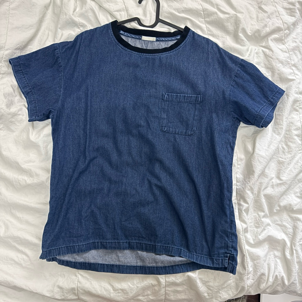 [Used] GU denim shirt size s