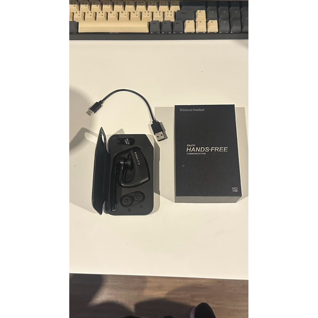 Kawa K22 หูฟังประชุมออนไลน์ แบตอึด ตัดเสียงรบกวน หูฟังไร้สาย