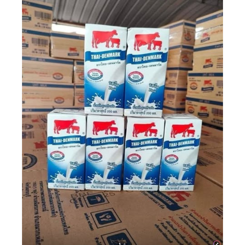 นมวัวแดง 180ml จำนวน1ลัง36กล่อง