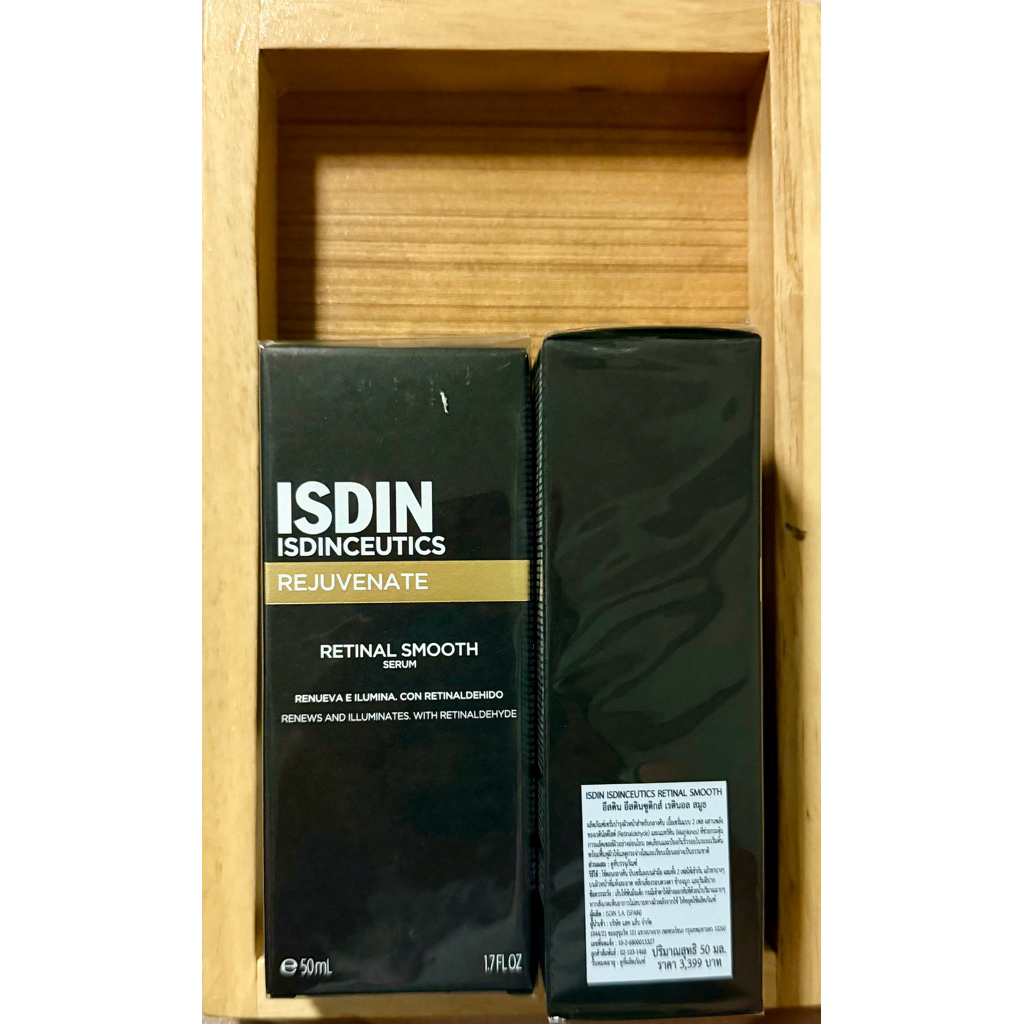 ฉลากไทย (exp.02/2028) ISDINCEUTICS RETINAL SMOOTH 50ML Retinal เพื่อผิวกระจ่างใส กลาสสกิน