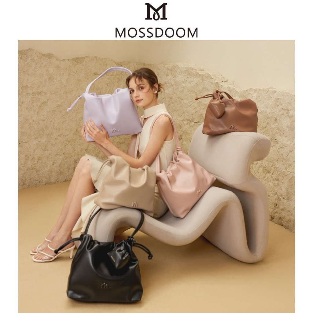 ส่งต่อกระเป๋า mossdoom สีเบจ
