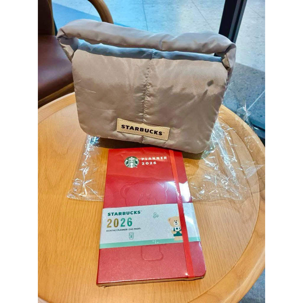 (สินค้าพร้อมส่งไม่ต้องพรี) ♥️ สมุด Planer Starbucks 2026