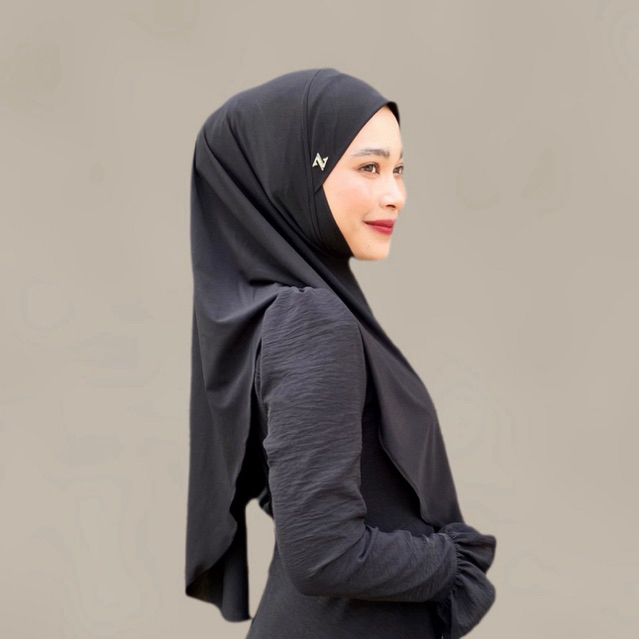 HIJAB สวมสำเร็จ ผ้ายืด ity (เกาหลี)นางฟ้า