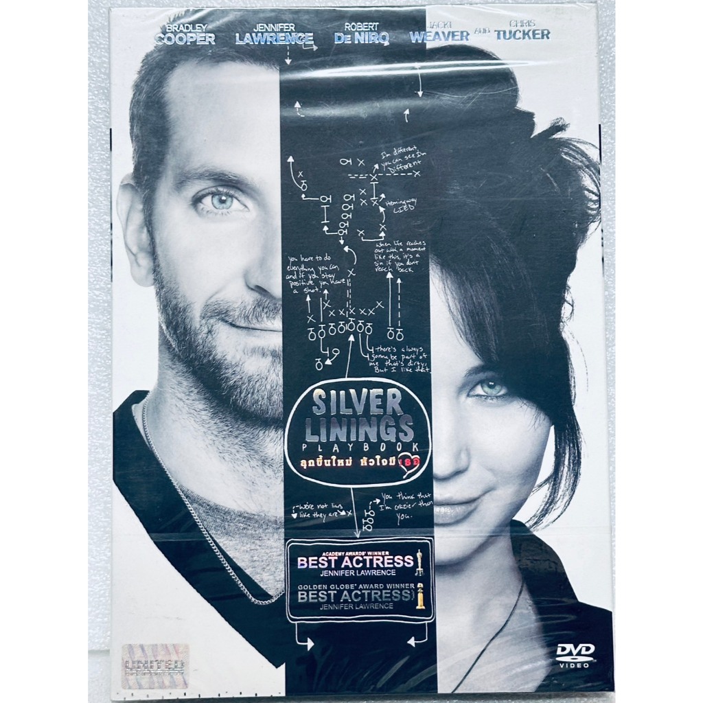 DVD ปกสวม : Silver Linings Playbook (2012) ลุกขึ้นใหม่หัวใจมีเธอ "Bradley Cooper, Jennifer Lawrence"