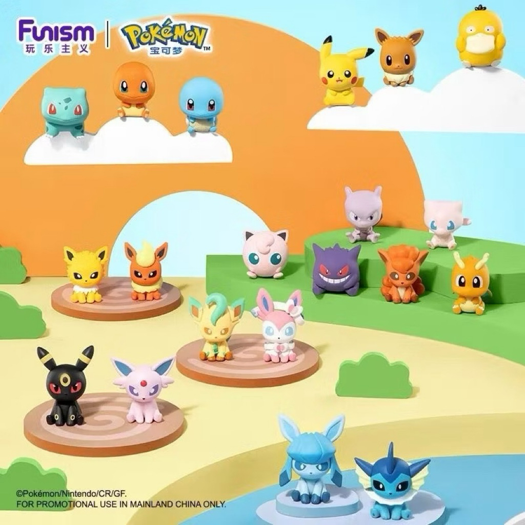 โมเดล Pokemon - The First Round of Pokémon Little Adventure Series by Funism