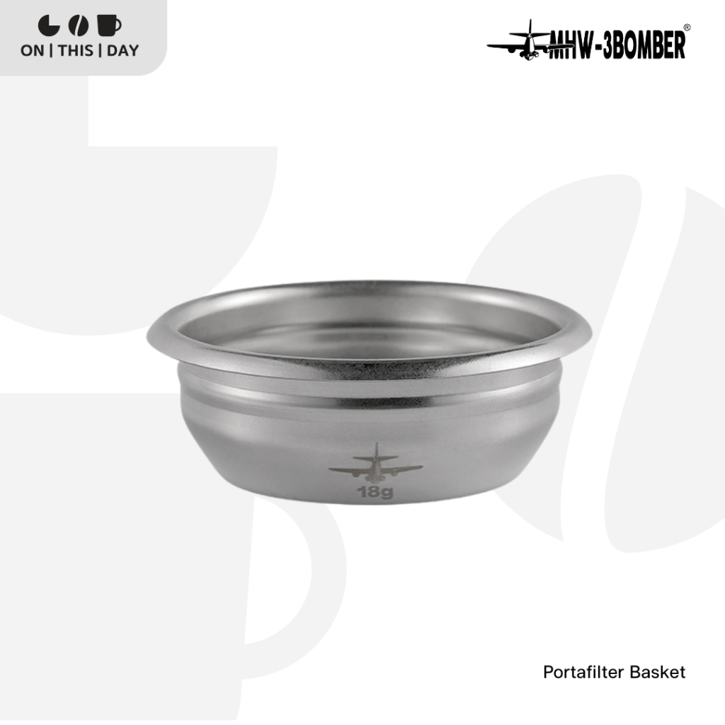 MHW-3BOMBER Portafilter Basket  ตะแกรงกรองผงกาแฟ สำหรับก้านชง 58 mm ความจุ 18 g