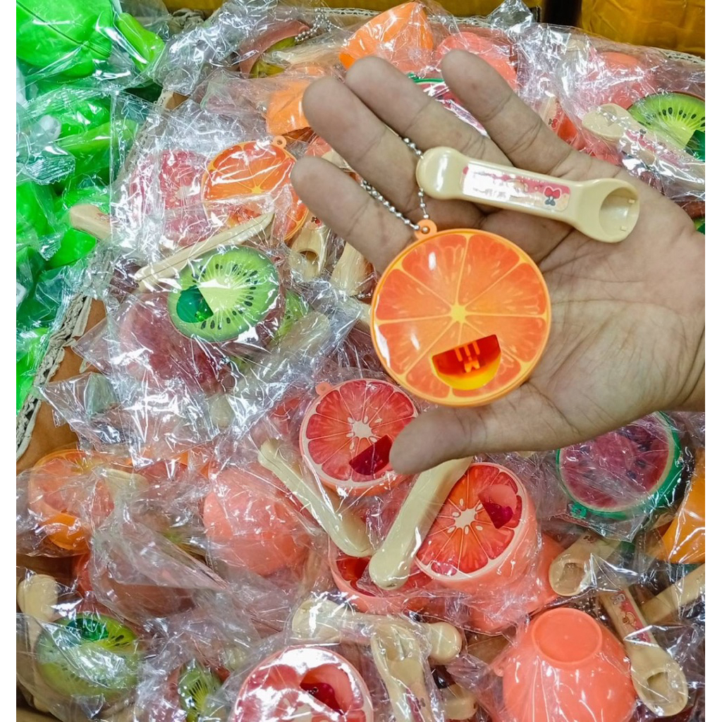 (ยกโหล12ชิ้น) ของเล่นบทบาท ป้อนผลไม้ ป้อนไอติม  พุดดิ้ง ให้อาหารของเล่น
