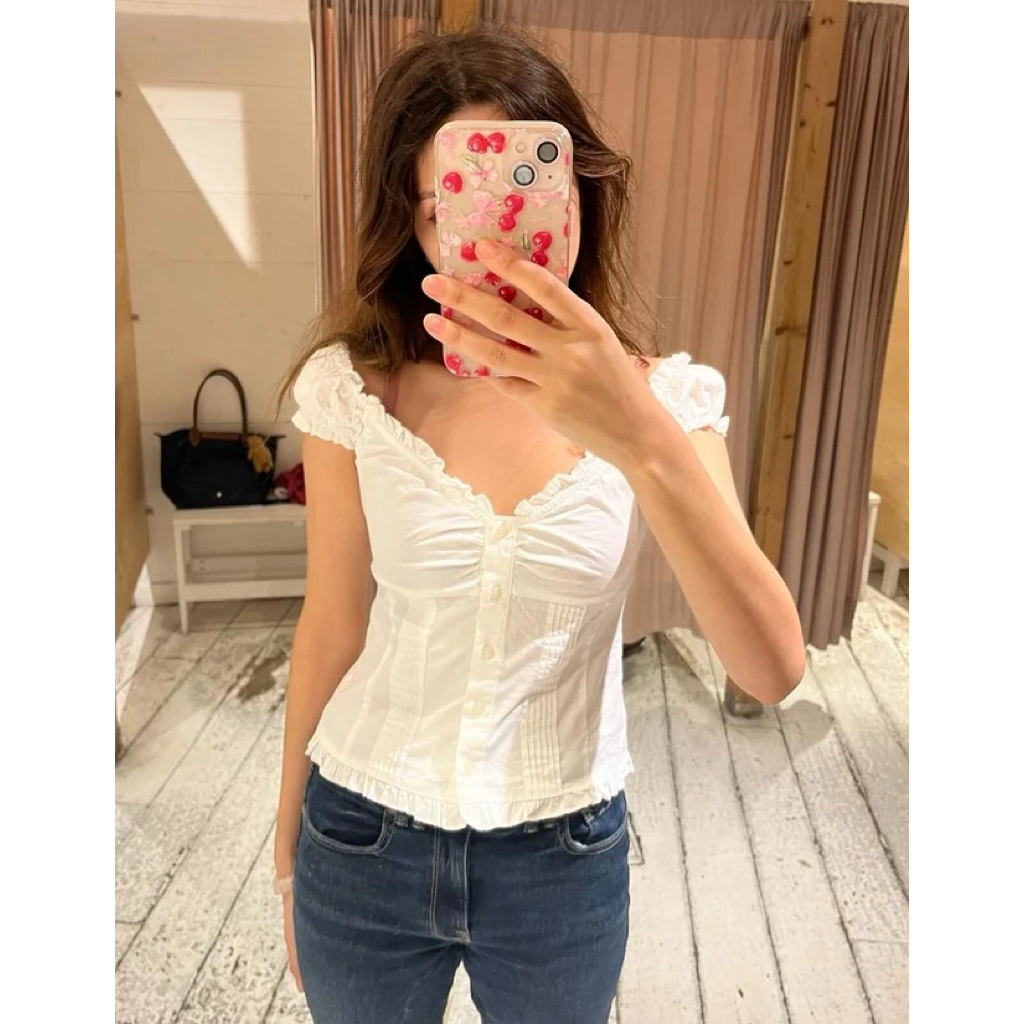 พร้อมส่ง brandy melville elena top