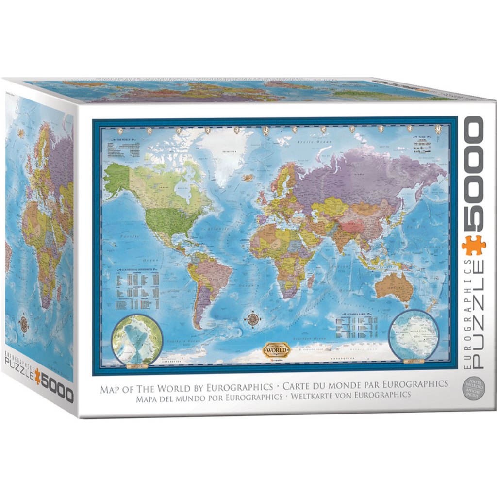 EUROGRAPHICS: Map of the World by Eurographics (5000 Pieces) [Jigsaw Puzzle]