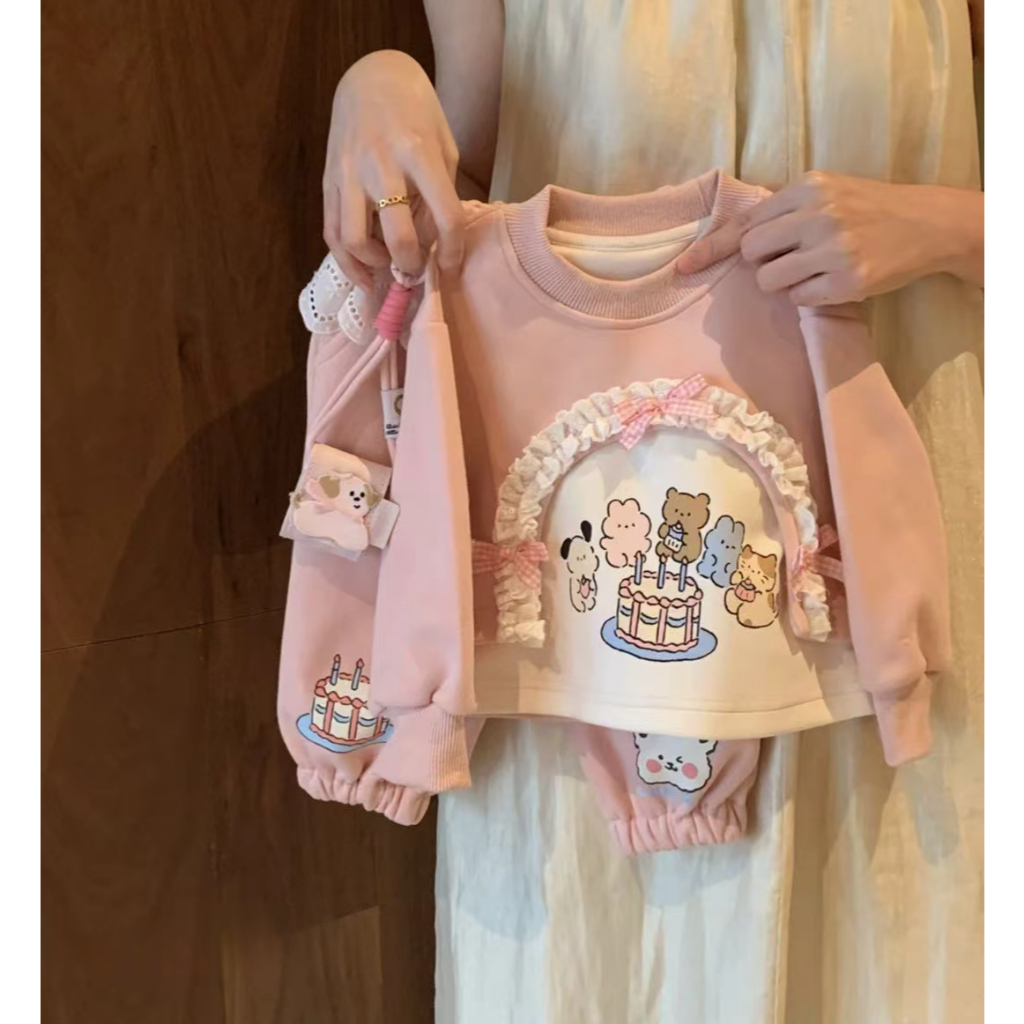 พร้อมส่ง ฬ41 7008 พิงค์เบิร์ดเดย์