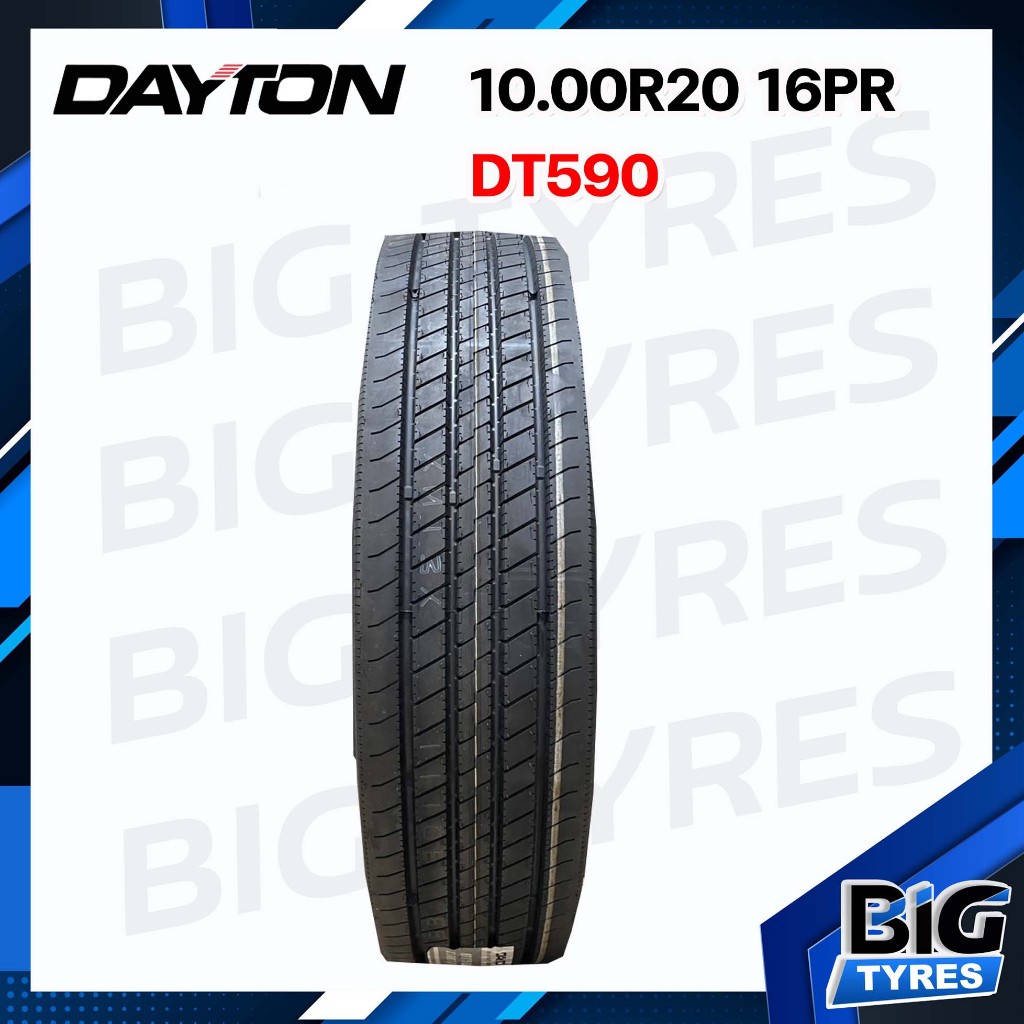 10.00R20 16PR ยี่ห้อ DAYTON รุ่น DT590 ยางรถบรรทุกเรเดียล