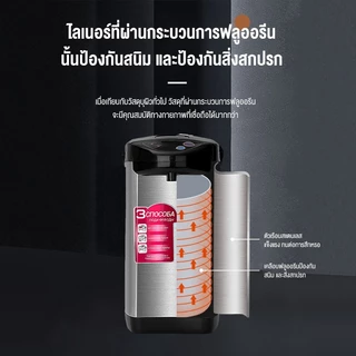 SAMI รับประกัน5 ปี 7L สแตนเลส304 กระติกน้ำร้อนไฟฟ้า กาต้มน้ำไฟฟ้า ความจุมาก กาต้มน้ำไฟฟ้าสแตนเลสใช้ในบ้านกาน้ำร้อนไฟ