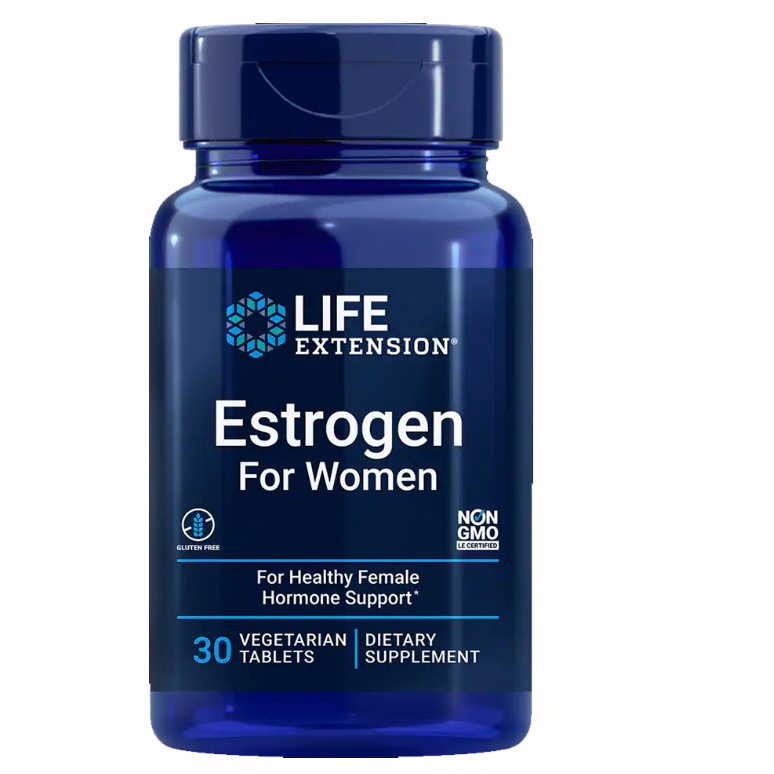Life Extension Estrogen for Women, Helps Relieve hot Flashes and Night Sweats, Soy isoflavones, Norw