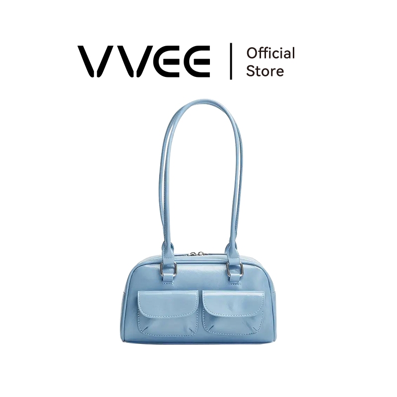 VVEE Aubby Bag แฟชั่นใหม่กระเป๋าใต้วงแขนกระเป๋าสี่เหลี่ยมเล็กกระเป๋าสะพายเวอร์ชั่นเกาหลี