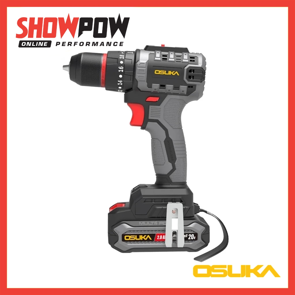 (พร้อมส่ง!) OSUKA สว่านไร้สาย รุ่น OCHD802-D2 3 ระบบ มอเตอร์ไร้แปรงถ่าน สว่านไร้สาย ยี่ห้อOSUKA