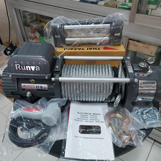 วินช์ไฟฟ้า รันวา  RUNVA  12000 ปอนด์   5  ตัน  ไฟ 24VDC