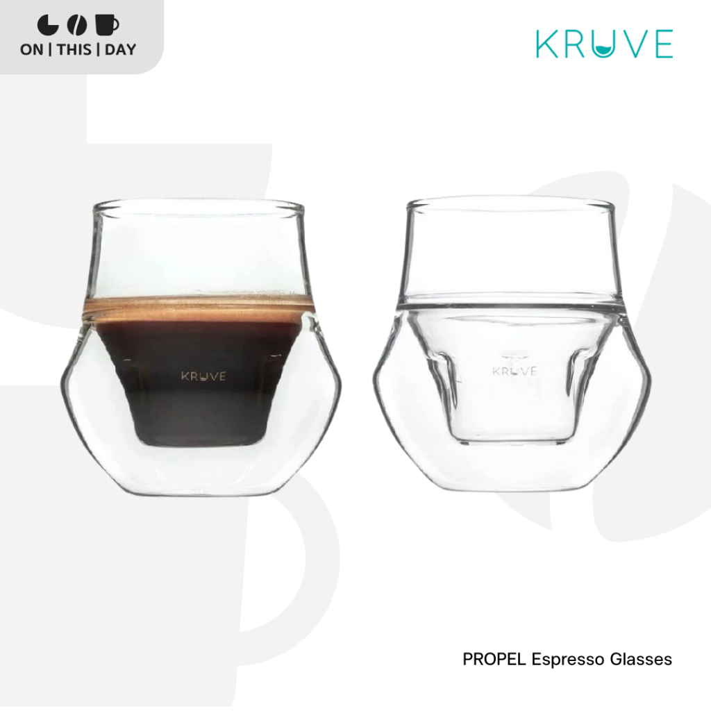 KRUVE - PROPEL Espresso Glasses แก้วกาแฟ ขนาด 2.5oz (75ml)