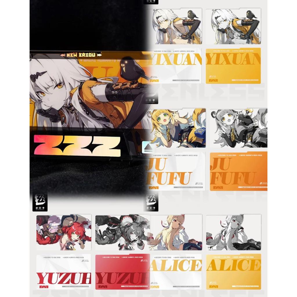 [พร้อมส่ง] Official  แท้ Alice/Yuzuha/Yixuan/Jufufu ZZZ Zenless Zone Zero Mihoyo