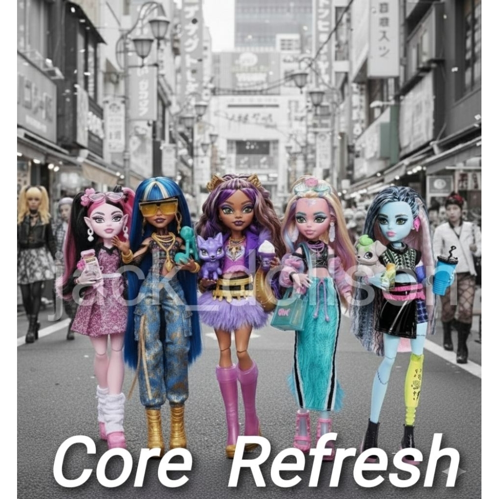 Monster High New Look 2 - Core Refresh 2 dolls 2025 ตุ๊กตามอนสเตอร์ไฮ คอร์ รีเฟรช 2 สินค้าพร้อมส่งคร