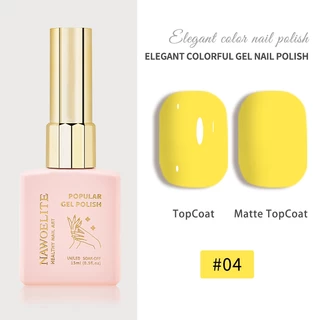 Nawoelite เจลทาเล็บ เจล สีเล็บเจล 🌈เจลทาเล็บต้องใช้ไฟUV 48เฉดสไตล์มินิมอล สีโครมสวยเป๊ะ ไม่มีกลิ่นรบกวน ทาออกแบบลายง่าย