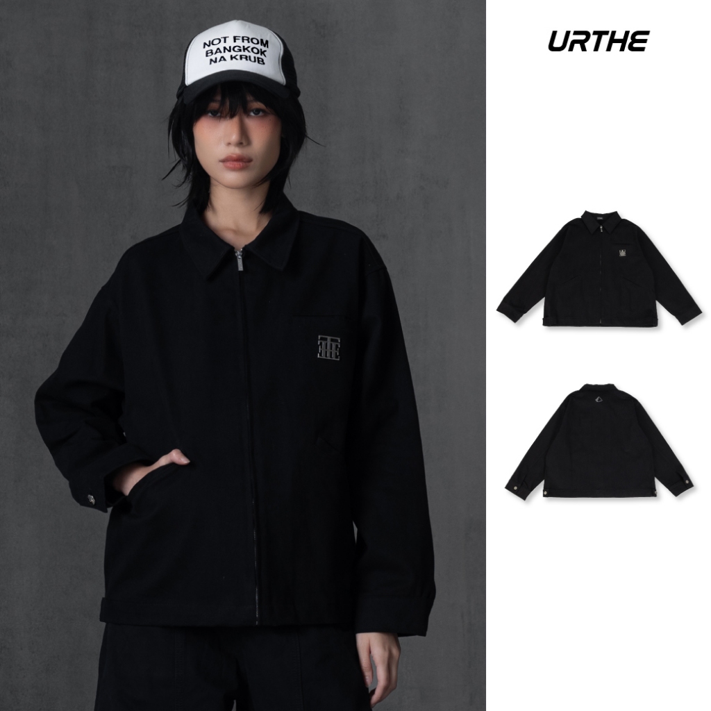 URTHE - เสื้อแจ็คเก็ต เสื้อกันหนาว Oversize รุ่น SHYNESS JACKET