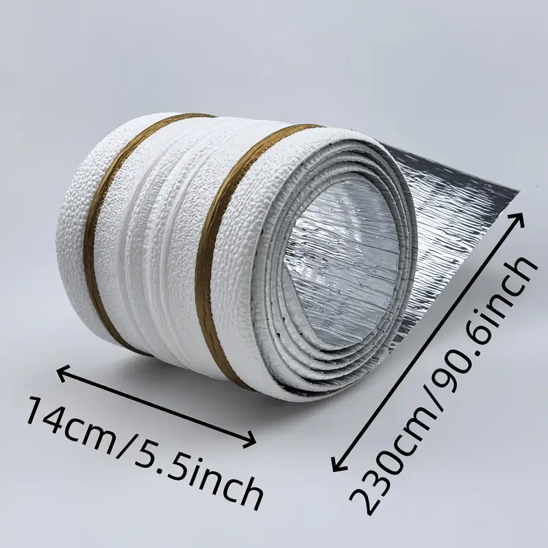 สติ๊กเกอร์ขอบบัวกันน้ําแบบมีกาวในตัวสําหรับมุมผนังเว้า ขอบบัว 3มิติ ขอบบัวติดผนังกาวในตัว คิ้วบัวติดผนัง 3มิติมีกาวในตัว - รูปที่ 7