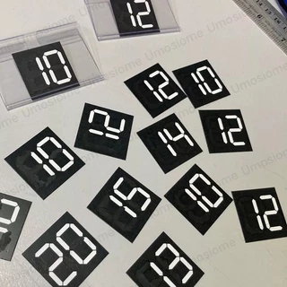 (200ชิ้น+ปากกา) ป้ายราคา 2หลัก ป้ายสินค้า กำหนดราคาเอง ขนาด 3x3/4x4CM