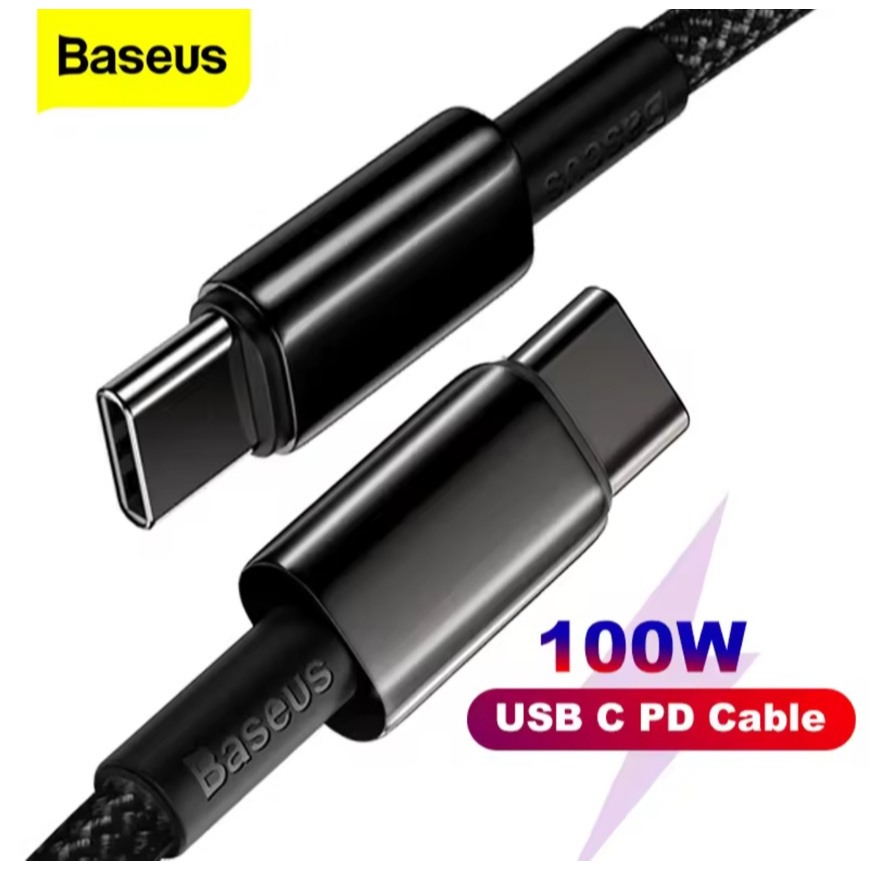 Baseus 100W สายชาร์จเร็ว Fast Charging Data Cable ชาร์จไว สายชาร์จ type C สายชาร์จไอโฟน