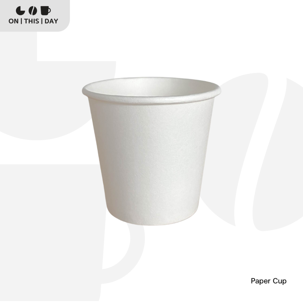 Paper Cup แก้วกระดาษ ขนาด 30 / 50 / 100 ml **แพ็ค 50 ใบ**