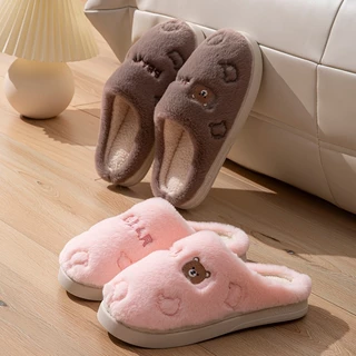 HOME818 รองเท้าใส่ในบ้าน รองเท้ากำมะหยี่ สลิปเปอร์ PVC พื้นยาง กันลื่น สไตล์เกาหลี NO.T812 แนะนำเพิ่ม2ไซส์ พร้อมส่ง