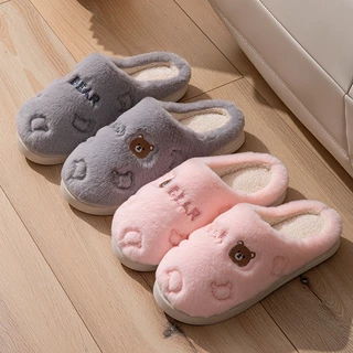 HOME818 รองเท้าใส่ในบ้าน รองเท้ากำมะหยี่ สลิปเปอร์ PVC พื้นยาง กันลื่น สไตล์เกาหลี NO.T812 แนะนำเพิ่ม2ไซส์ พร้อมส่ง