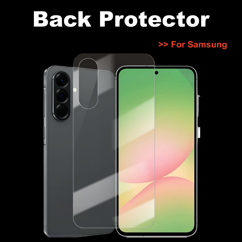 Tempered Glass Back Screen Protector For Samsung A56 A55 A54 A36 A35 A16 5G Back Glass Film