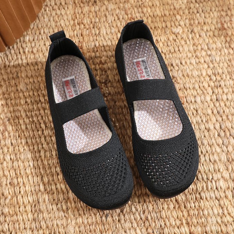 Tnicoo รองเท้าลำลองผู้หญิง ดีไซน์เรียบง่ายแต่สวมใส่สบาย เน้นการสวมและถอดง่าย พื้นรองเท้านุ่ม สไตล์ผ่อนคลาย